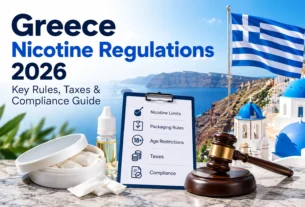 Greece Nicotine Regulations 2026 – Key Rules, Taxes and Compliance Guide