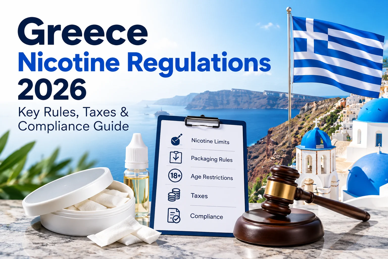 Greece Nicotine Regulations 2026 – Key Rules, Taxes and Compliance Guide