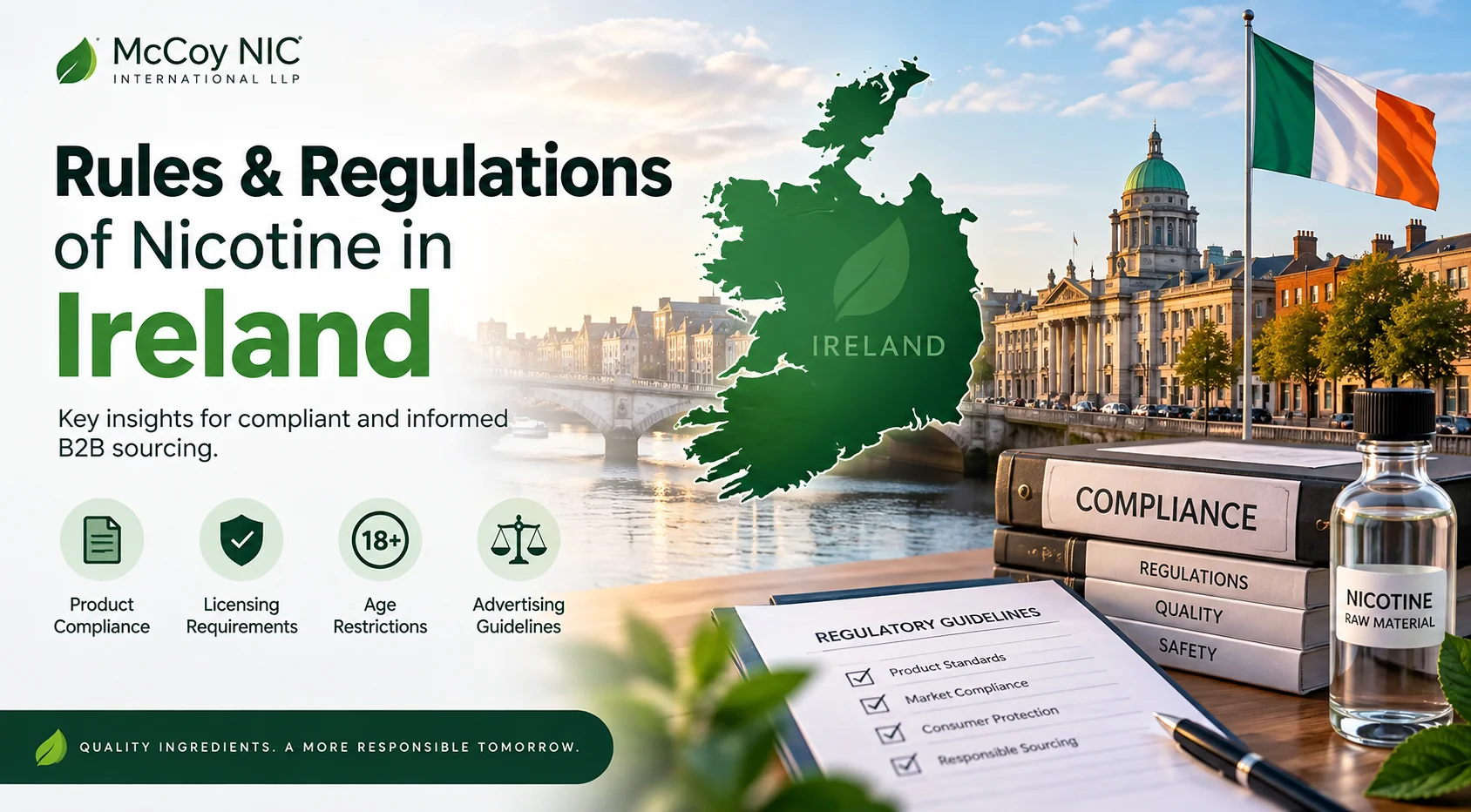 Nicotine Regulations in Ireland for B2B Manufacturers