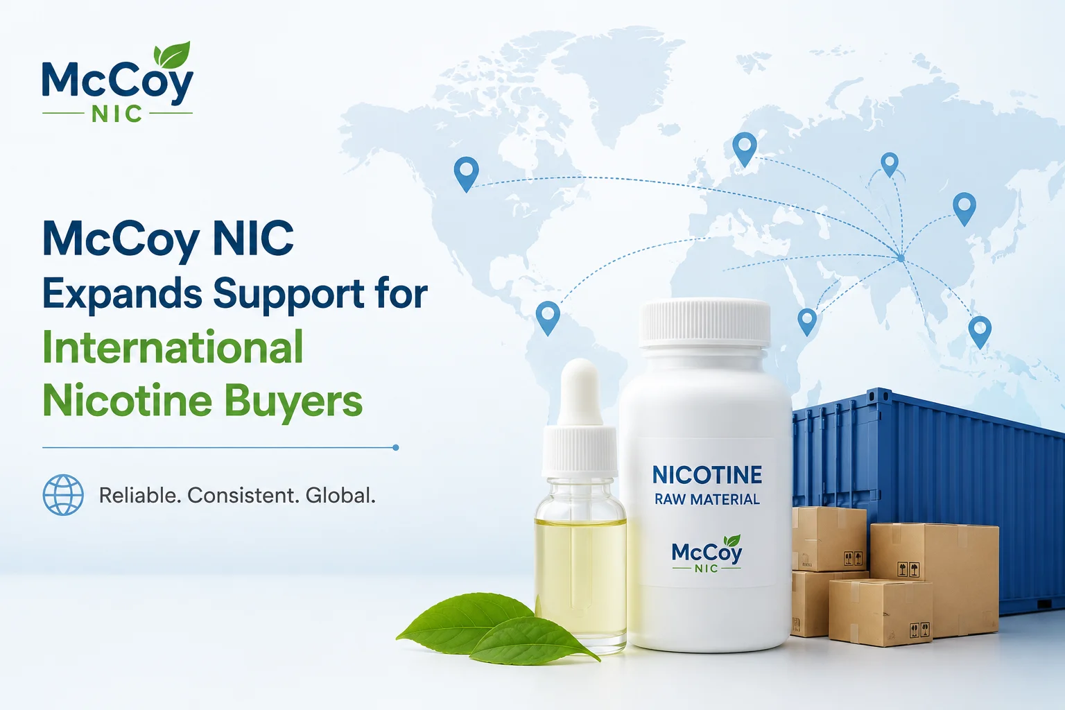 McCoy NIC international nicotine buyers support