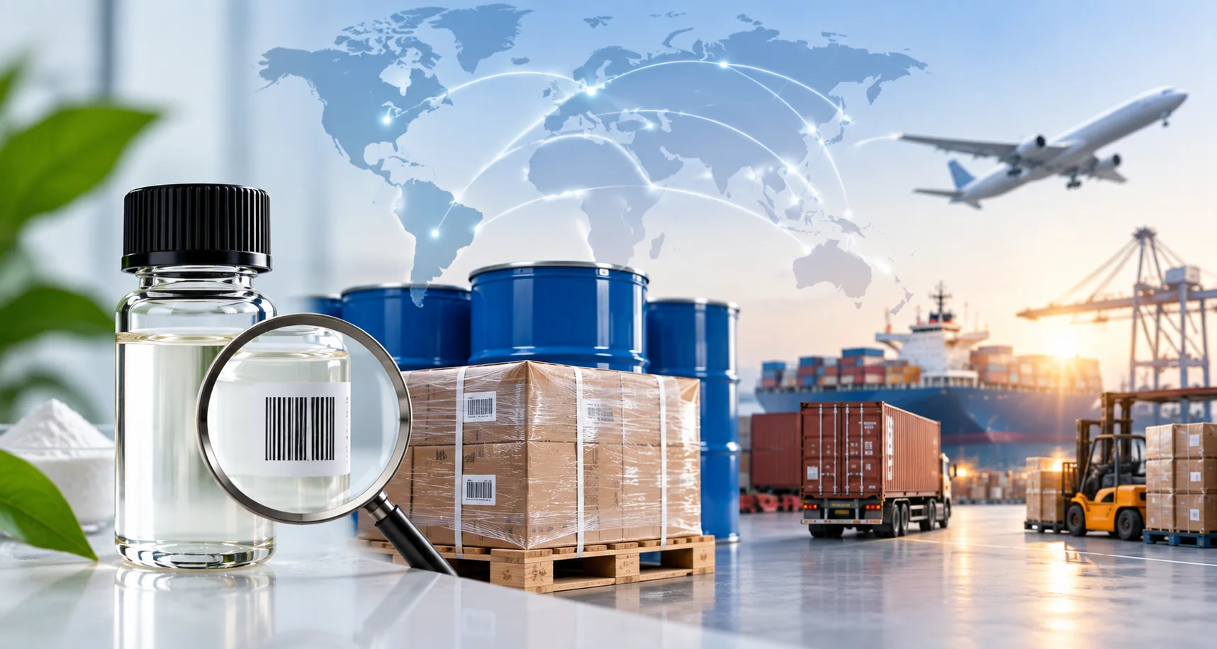 Nicotine batch traceability in the global supply chain