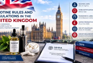Nicotine rules and regulations in the United Kingdom for B2B buyers