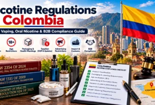 Nicotine regulations in Colombia 2026 for vaping oral nicotine and B2B compliance