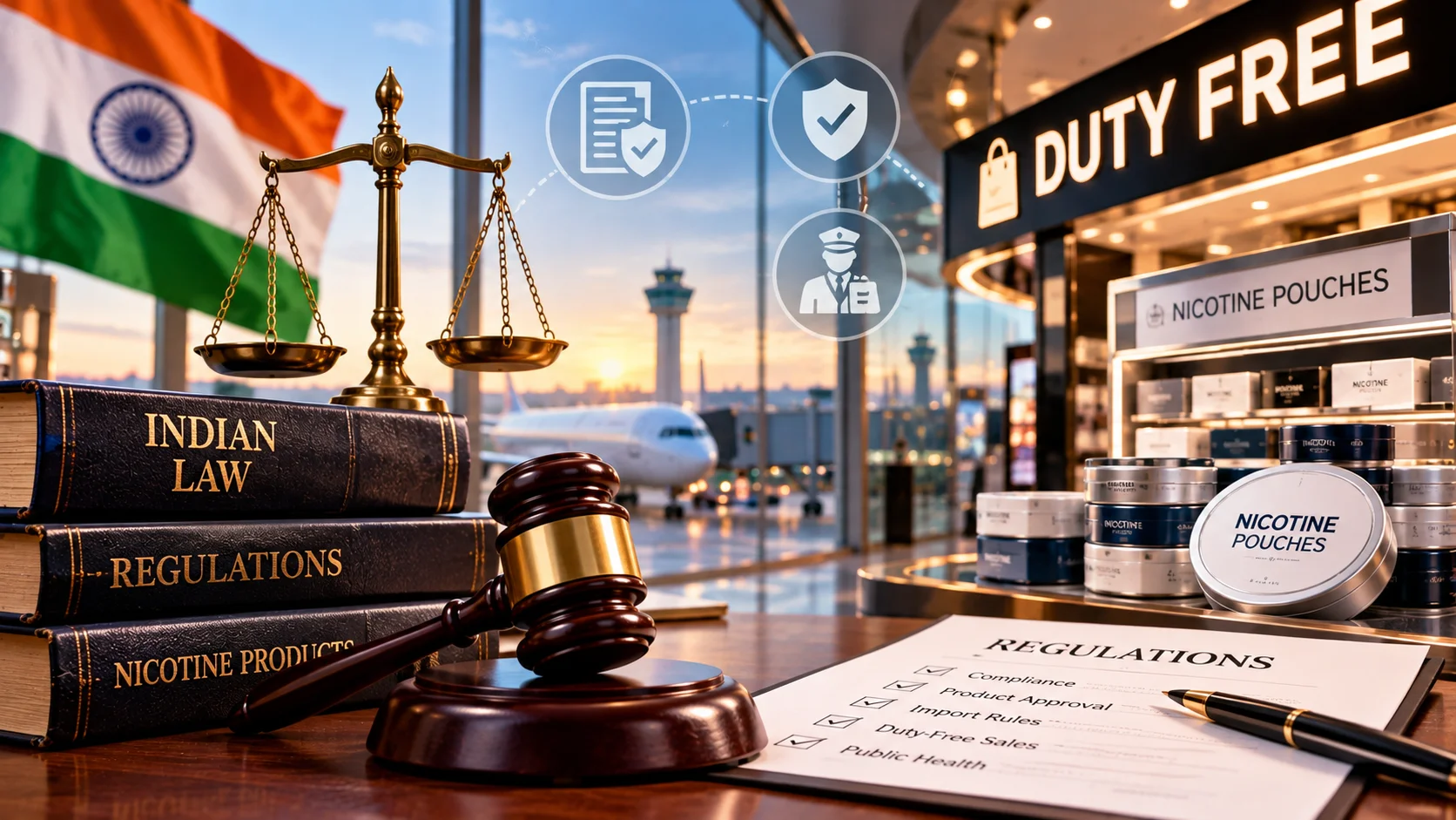 Duty-free shops nicotine regulations India Bombay High Court nicotine pouch ruling