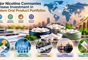 Major nicotine companies increase investment in modern oral product portfolios, focusing on product innovation, expanded portfolios, growing markets and enhanced quality