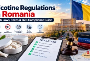 Nicotine regulations in Romania 2026 laws taxes and B2B compliance