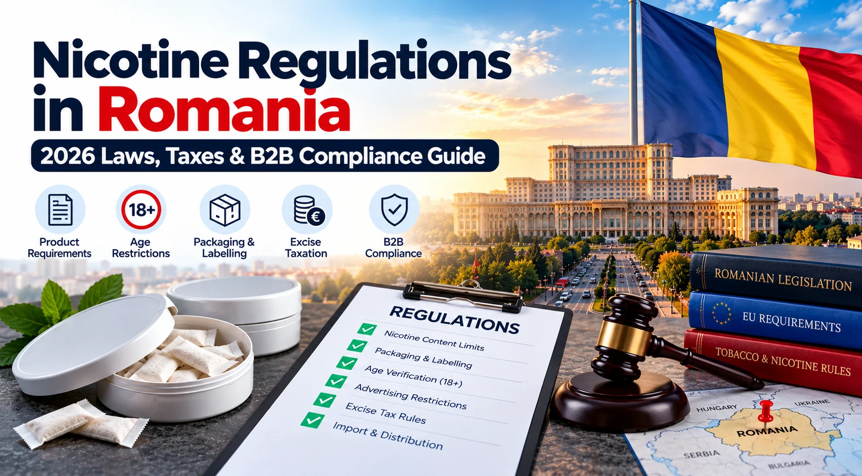 Nicotine regulations in Romania 2026 laws taxes and B2B compliance