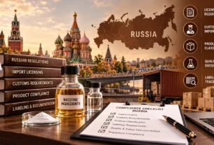 Nicotine regulations in Russia, including import rules and licensing