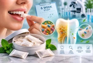 Six-week study examining non-tobacco nicotine pouches and dental plaque