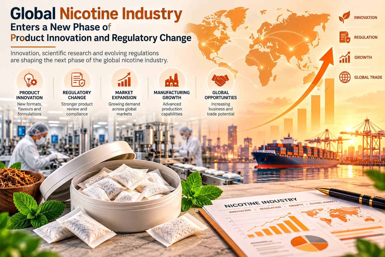 Global nicotine industry entering a new phase of product innovation and regulatory change