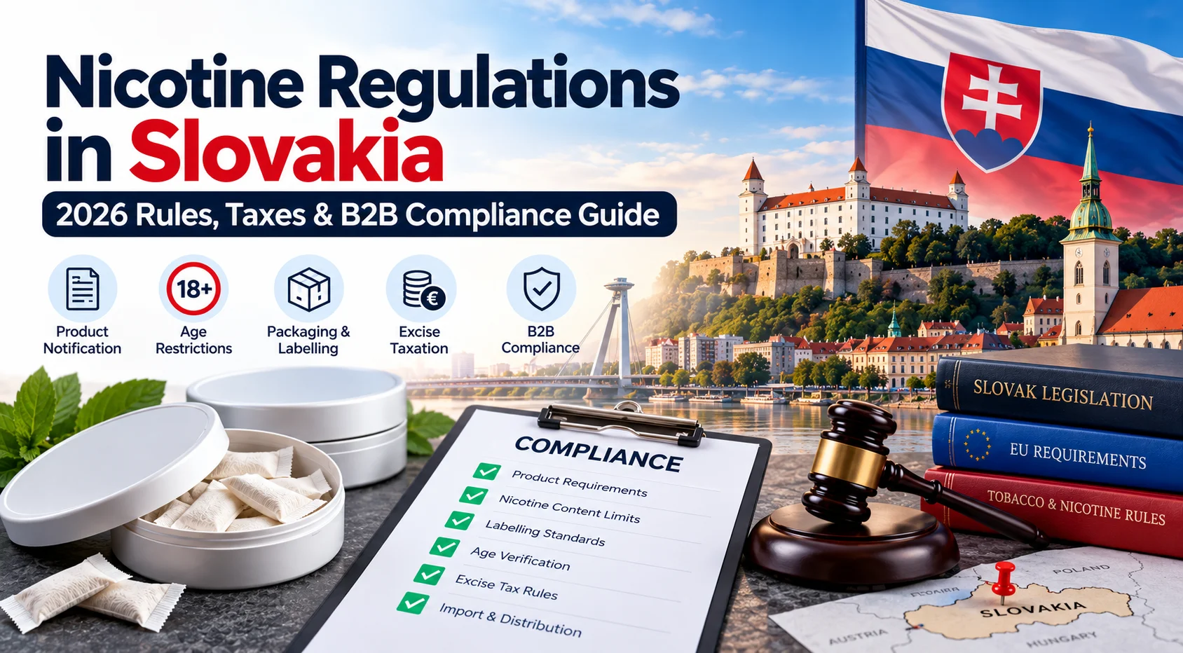 Nicotine regulations in Slovakia 2026 for B2B compliance