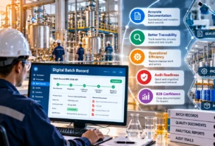 Digital batch records and manufacturing traceability