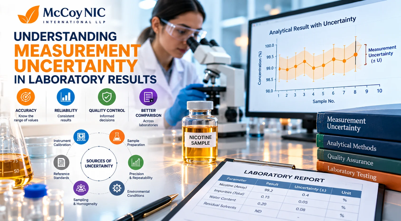 Measurement uncertainty in laboratory testing and quality control